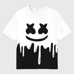 Футболка оверсайз мужская MELLO BLACK x WHITE, цвет: 3D-принт