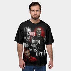 Футболка оверсайз мужская Slipknot: This Song, цвет: 3D-принт — фото 2
