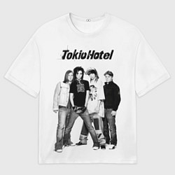 Мужская футболка оверсайз Tokio Hotel pop rock band
