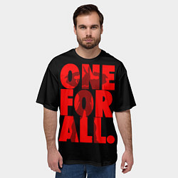 Футболка оверсайз мужская Моя геройская академия, цвет: 3D-принт — фото 2