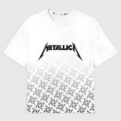 Мужская футболка оверсайз METALLICA