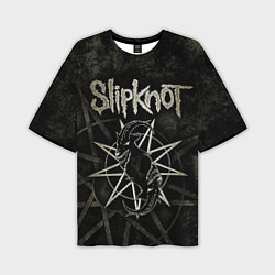 Мужская футболка оверсайз Slipknot goat