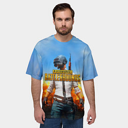 Футболка оверсайз мужская PUBG, цвет: 3D-принт — фото 2