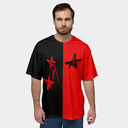 Футболка оверсайз мужская АлисА, цвет: 3D-принт — фото 2