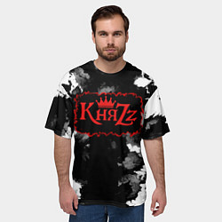 Футболка оверсайз мужская Князь Анархия спина, цвет: 3D-принт — фото 2