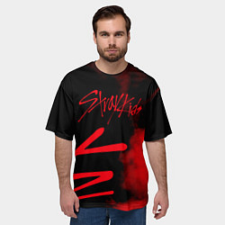Футболка оверсайз мужская Stray Kids, цвет: 3D-принт — фото 2