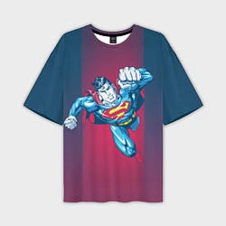 Футболка оверсайз мужская Superman, цвет: 3D-принт