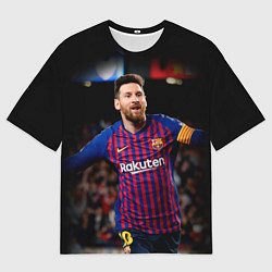 Футболка оверсайз мужская Месси, цвет: 3D-принт