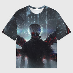 Футболка оверсайз мужская Токийский Гуль, цвет: 3D-принт