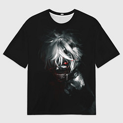 Футболка оверсайз мужская Токийский гуль, цвет: 3D-принт