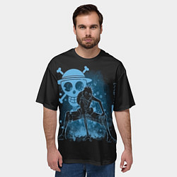 Футболка оверсайз мужская One Piece, цвет: 3D-принт — фото 2