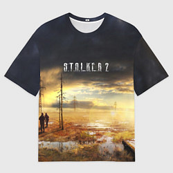 Мужская футболка оверсайз STALKER 2