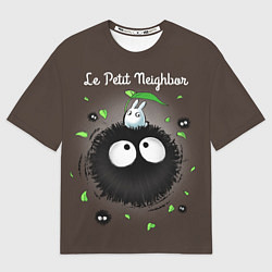 Футболка оверсайз мужская My Neighbor Totoro, цвет: 3D-принт