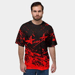 Футболка оверсайз мужская АлисА, цвет: 3D-принт — фото 2