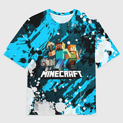 Мужская футболка оверсайз Minecraft Майнкрафт