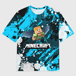 Мужская футболка оверсайз Minecraft Майнкрафт
