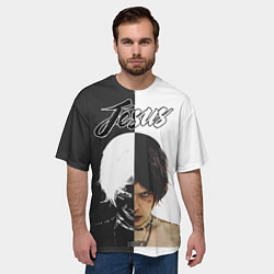 Футболка оверсайз мужская Dzhizus, цвет: 3D-принт — фото 2