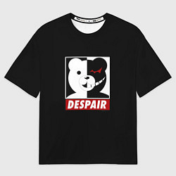Футболка оверсайз мужская Monokuma, цвет: 3D-принт