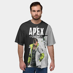 Футболка оверсайз мужская Apex Legends, цвет: 3D-принт — фото 2