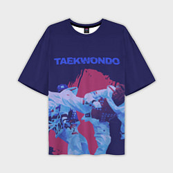 Мужская футболка оверсайз Taekwondo