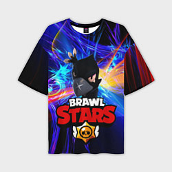 Мужская футболка оверсайз Brawl Stars - Crow
