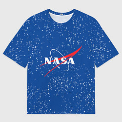 Футболка оверсайз мужская NASA, цвет: 3D-принт