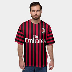 Футболка оверсайз мужская Ibrahimovic home 19-20, цвет: 3D-принт — фото 2