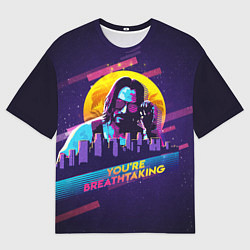 Футболка оверсайз мужская You Are Breathtaking!, цвет: 3D-принт