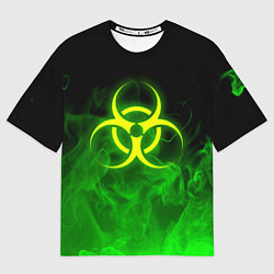 Мужская футболка оверсайз BIOHAZARD