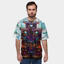 Футболка оверсайз мужская Terraria, цвет: 3D-принт — фото 2