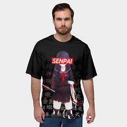 Футболка оверсайз мужская SENPAI ANIME, цвет: 3D-принт — фото 2