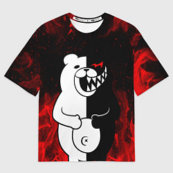 Футболка оверсайз мужская MONOKUMA, цвет: 3D-принт