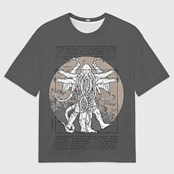 Футболка оверсайз мужская Cthulhu, цвет: 3D-принт