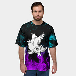 Футболка оверсайз мужская LIL PEEP CRY BABY, цвет: 3D-принт — фото 2