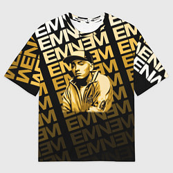 Футболка оверсайз мужская Eminem, цвет: 3D-принт
