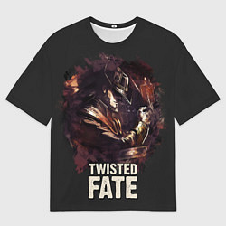 Футболка оверсайз мужская Twisted Fate, цвет: 3D-принт