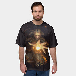 Футболка оверсайз мужская Ведьмак, цвет: 3D-принт — фото 2