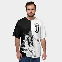 Футболка оверсайз мужская Cristiano Ronaldo, цвет: 3D-принт — фото 2