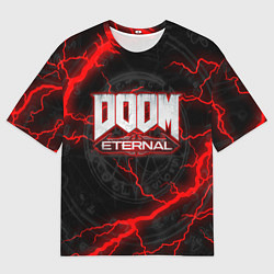 Футболка оверсайз мужская DOOM ETERNAL, цвет: 3D-принт