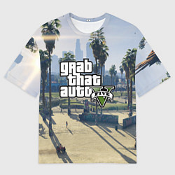 Мужская футболка оверсайз GRAND THEFT AUTO 5