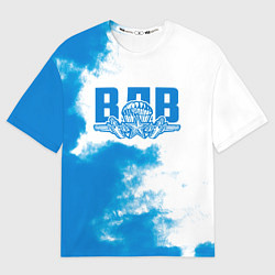 Футболка оверсайз мужская ВДВ, цвет: 3D-принт