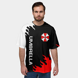 Футболка оверсайз мужская UMBRELLA CORP, цвет: 3D-принт — фото 2