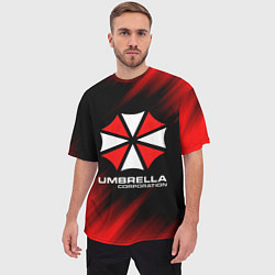 Футболка оверсайз мужская Umbrella Corporation, цвет: 3D-принт — фото 2