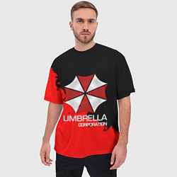 Футболка оверсайз мужская UMBRELLA CORP, цвет: 3D-принт — фото 2