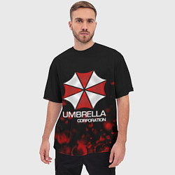 Футболка оверсайз мужская UMBRELLA CORP, цвет: 3D-принт — фото 2