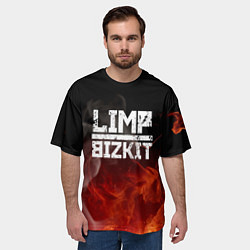 Футболка оверсайз мужская LIMP BIZKIT, цвет: 3D-принт — фото 2