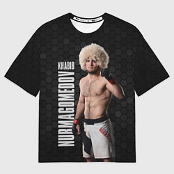 Футболка оверсайз мужская Хабиб Нурмагомедов, цвет: 3D-принт