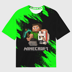 Мужская футболка оверсайз MINECRAFT