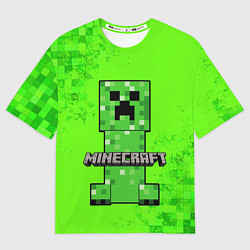Футболка оверсайз мужская MINECRAFT, цвет: 3D-принт