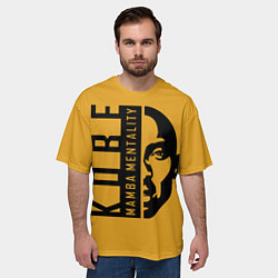 Футболка оверсайз мужская Kobe Mamba mentality, цвет: 3D-принт — фото 2